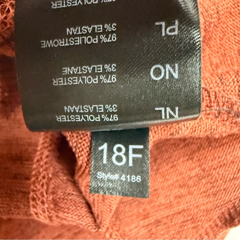 Kuhl Lea Pullover Stretch Knit Casual Top Rust Sweater Women's XL - Picture 8 of 11